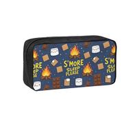 SDEGTHO S More Sleep Please (2) Printed Pencil Organizer Roomy Zip Bag Durable Polyester Storage Pouch for Students Artists Work Travel