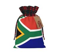 SDEGTHO South African Flag 1pcs Durable Material Tote Bag 4.7x 6.9in With Drawstring Choice For Halloween Stylish Gift