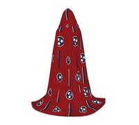 SDEGTHO Tennessee State Flag Halloween Hooded Cloak Long Hooded Cloak Carnivals Cloak Costumes Hooded Cape Masquerade