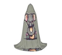 SDEGTHO The Lovely Koala Halloween Hooded Cloak Long Hooded Cloak Carnivals Cloak Costumes Hooded Cape Masquerade