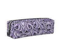 SDEGTHO The Sea Witch Inspired Print Leather Pencil Case for Students, Simple Pen Bag for Boys Girls Small Zipper Pouch for School Supplies, Markers, Makeups, Coins