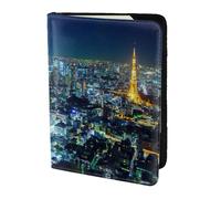 SDEGTHO Tokyo City Printing Passport Holder for Travel Must Have,Passport Cover Case for Travel Accessories for Women Men
