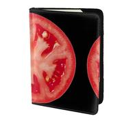 SDEGTHO Tomato Slice Printing Passport Holder for Travel Must Have,Passport Cover Case for Travel Accessories for Women Men