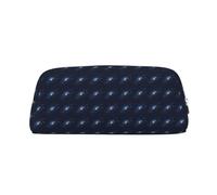 SDEGTHO Universe Milky Way Galaxy Printing Leather Pencil Case Large Capacity School Pen Bag Fountain Pen Holder for Boys and Girls Gift