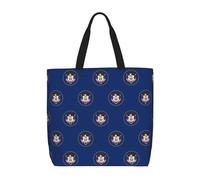 SDEGTHO Utah Flag Polyester Tote Bag For Everybody With Inner Pockets, Laptop Bag With Zipper For Work Travel., Black, One Size