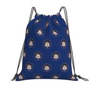 SDEGTHO Utah Flag Printed Drawstring Backpack, Waterproof String Backpack Gym Bags For Sports, Gym, Travel, Swimming, Beach