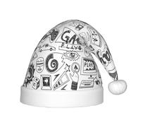 SDEGTHO Video Game Boys Baby Santa Toddler Christmas Hat For New Year Party Headwear Extra Thicken Classic Fur