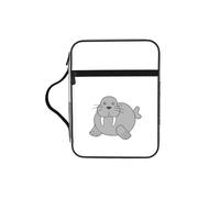 SDEGTHO Walrus Multifunctional Bible Organizer Bag with Inner Compartments Practical Book Bag for School Library