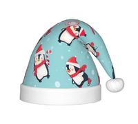 SDEGTHO Winter Christmas Penguins Kids Santa Hat Red Santa Comfortable Christmas For Children Holiday Xmas