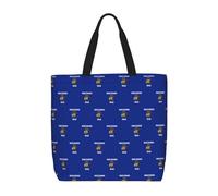 SDEGTHO Wisconsin State Flag Polyester Tote Bag For Everybody With Inner Pockets, Laptop Bag With Zipper For Work Travel., Black, One Size