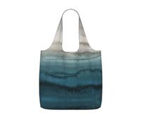 SDEGTHO WITHIN THE TIDES Printed Foldable Shopping Bag Reusable, Large Capacity Tote for Grocery, Travel and Commuting
