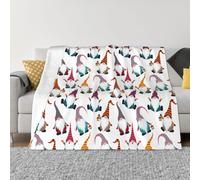 SDEGTHO Xmas Funny Gnomes Printing Ultra Soft Micro Fleece Anti Pilling Flannel Sofa Blanket For Camping Travel