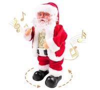 SdeNow Electric Santa Claus Xmas Decorations Christmas Singing Dancing Christmas Santa Claus Toys Funny Gift - Multi - Shake Santa