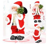 SdeNow Twerking Santa Claus,Booty Shaking Walking Circle Santa Claus Singing and Dancing Christmas Toys Xmas Electric Dolls for Kids-English Song