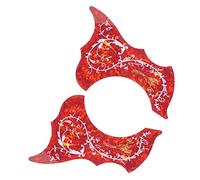 SDENSHI 2x 40'' 41'' Acoustic Guitars Pick Guards PVC Left And Right Handed Accs Red