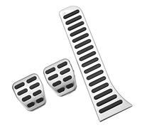SDENSHI 3 X Stainless Steel Fuel Pedal + Brake + Footrest Cover For VW GOLF MK5 MK6
