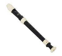 SDENSHI British ABS Baroque Treble B Tone 8 Hole Clarinet Descant Recorder - Black, 32.5x3.2x3.2cm
