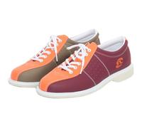 SDEQA Men's Beginners Lawn Bowls Shoes Leather Bowling Trainers Breathable Comfortable