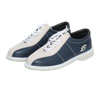 SDEQA Men's Beginners Lawn Bowls Shoes Leather Bowling Trainers Breathable Comfortable,B,9.5 UK