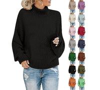 SDERG Cashmere Jumpers Ladies Sweater Top Warm Jumpers for Women UK Women's Jumpers Size 18 Vintage Jumpers Graphic Jumper Navy Jumpers Women UK Jumpers Women Chunky Sweaters for Women