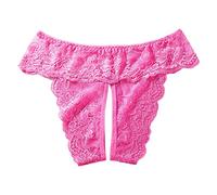 SDERG Cotton Thong Women's G-Strings Thongs & Tangas Black Lace Thong Pack Black Lace Knickers Women Tiny Knickers Women Full Satin Knickers Thongs Curvy Women Comfortable Knickers