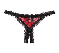 SDERG G-String Panties Lace Thongs Thongs Women Satin Thong Multipack Women Cotton Pastel Thong Thong Set Women Seamless Shapewear Thong Crotchless Lingerie Panties Black