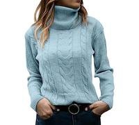 SDERG Ladies Jumpers Size 16 Womens Jumpers Size 12 Green Jumpers Women UK Sheep Jumper Womens Cashmere Roll Neck Jumper Halloween Jumpers for Women Jumper Adults Polo Jumper Women