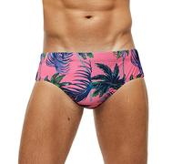 SDERG Swimming Trunks Men Black, Quick Dry Mini Trunks with Removable Pad High Cut Men's Traditional Swim Brief Swimwear Beachwear 60th Birthday Gifts for Men Spring Summer Holidays Travel Essentials