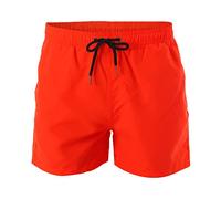 SDERG Very Short Swim Trunks Plus Size Swimming Trunks Men's Swim Shorts 5 Inch Inseam Beach Shorts with Compression Liner and Zipper Pocket Gifts for Men Travel Essentials