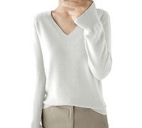 Sderg Women's Cotton Sweatshirt - Autumn Jumper in Red Size 12/14 - Ladies Xmas Sweater
