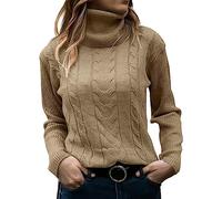 SDERG Wool Jumper Women Ladies Sweaters Nordic Jumper Jumpers Older Ladies Ladies Long Length Jumpers Clothing Plus Size Jumpers Easter Jumper Ladies Knitted Jumpers