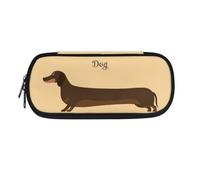 SdetYuia Black French Bulldog Print Pencil Case Box, Big Capacity Pen Pouch Bag Pencil Holder for Preschool Kindergarten Elementary Middle School Student