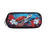 SdetYuia Black Pug Print Pencil Case, Pen Pouch Box Stationery Bag Pouch for Preschool Kindergarten Elementary Middle School, Pack of 1