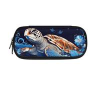 SdetYuia Black Pug Print Pencil Case, Pen Pouch Box Stationery Bag Pouch for Preschool Kindergarten Elementary Middle School, Pack of 1