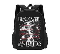 SdetYuia Black Veil Band Brides Backpack Multifunction Large Capacity Travel Bookbag Lightweight Casual Daypack Adjustable Strap Work Laptop Bag For Men And Women