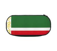 SdetYuia Flag of The Chechen Republic Print Pencil Case, Small Pencil Pouch Multi Use Pencil Case Organizer, Portable Pencil Bags