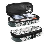 SdetYuia UFO Outer Space Pencil Case Pouch, Origami Style Galaxy Large Capacity Pencil Pen Case Box, Durable Stationery Storage Organizer Bags for Teens Boys Girls Office