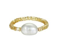 SDEWFFWSA 925 Silver Pearl Ring Adjustable Natural Freshwater Pearl Simple Ring Suitable for Women Banquet-resizable-gold