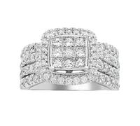 SDEWFFWSA Hip Hop Style Trendy Men Women Rings Copper Ring Iced Out Bling Pave Cubic Zirconia Geometry Ring Charms-12-s13