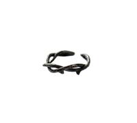 SDEWFFWSA Thorn Rose Finger Ring Unisex Couple Matching Rings Personalized Adjustable Open Index Pinky Finger Band (Thorns,Adjustable opening)
