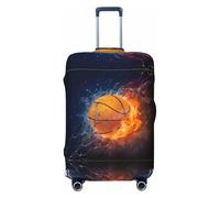 SDFHU 5DTPOS-500-1851d34892fa945d6c9f9ffe870ff Print Suitcase Covers Personalized Luggage Protector Elastic Washable Travel Gear Cover, Black, XL