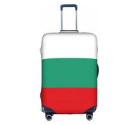 Sdfhu Bulgarian Flag Print Unique Travel Luggage Cover Washable Anti Scratch Suitcase Protector for Vacation, White, L