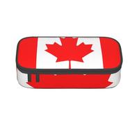 SDFHU Canadian flag Print Multifunctional Pencil Case Stationery Storage Bag Supplies Cosmetic Items Adults