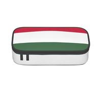 SDFHU Flag of Hungary Print Multifunctional Pencil Case Stationery Storage Bag Supplies Cosmetic Items Adults