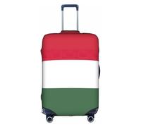 Sdfhu Flag of Hungary Print Unique Travel Luggage Cover Washable Anti Scratch Suitcase Protector for Vacation, White, XL