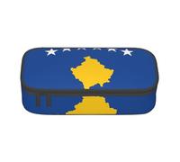 SDFHU Flag of Kosovo Print Multifunctional Pencil Case Stationery Storage Bag Supplies Cosmetic Items Adults