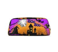 SDFHU Halloween Owl Ghost Pumpkin Print Adults Pencil Bag Versatile Pencil Case Zipper Multifunctional Zipper Pencil Case