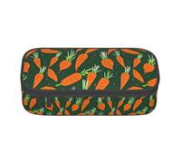 SDFHU Happy carrot Print Multifunctional Pencil Case Stationery Storage Bag Supplies Cosmetic Items Adults