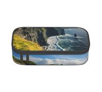 SDFHU Ireland Outdoors County Clare The Cliffs Print Multifunctional Pencil Case Stationery Storage Bag Supplies Cosmetic Items Adults