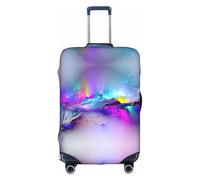 Sdfhu Northern Lights Painting Print Unique Travel Luggage Cover Washable Anti Scratch Suitcase Protector for Vacation, White, L
